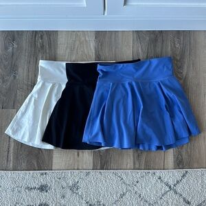 Old Navy Active set of 3 high-waisted PowerSoft Golf/Tennis Skorts - L (10-12)